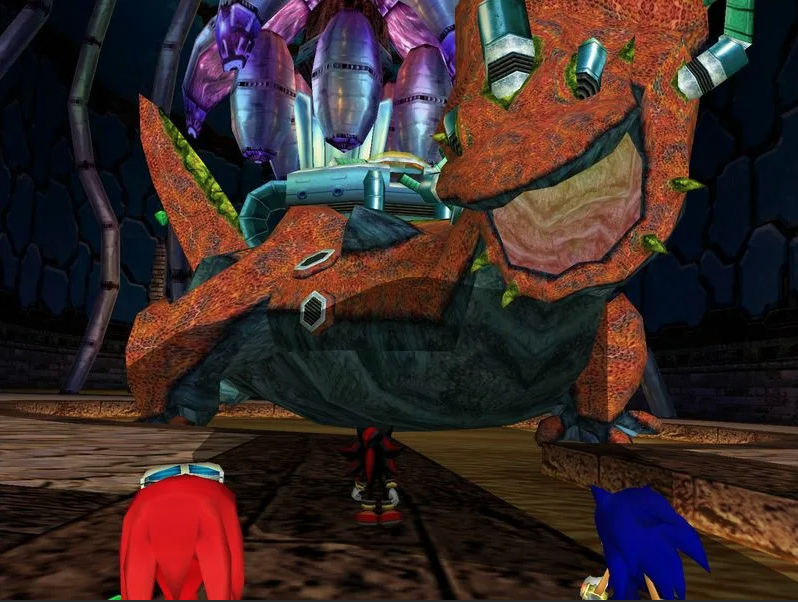 Sonic final bosses. Биолизард Sonic Adventure 2. Biolizard Sonic. Соник адвенчер 2 финальный босс. Соник адвенчер Биолизард.