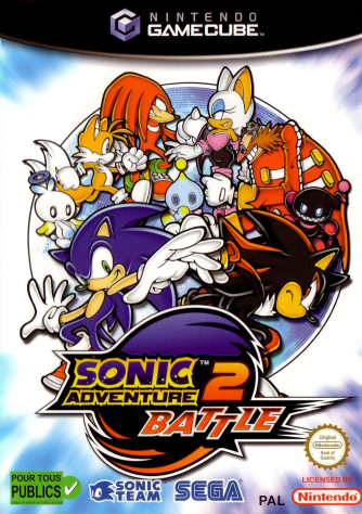 Обложка издания «Battle» для GameCube идеально демонстрирует соперничество двух команд.