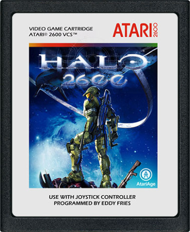Halo 2600: коробка и картридж.
