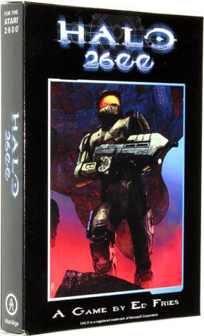 Halo 2600: коробка и картридж.
