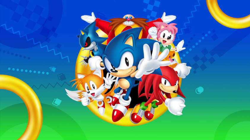 Главная иллюстрация Sonic Origins, которая опубликована на&amp;nbsp;странице в&amp;nbsp;PlayStation Store.
