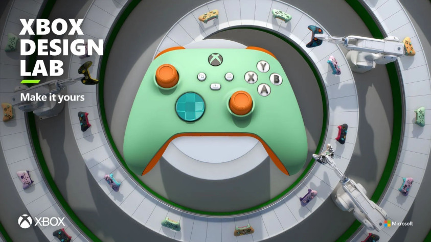 Геймпад из Xbox Design Lab с новыми цветами.
