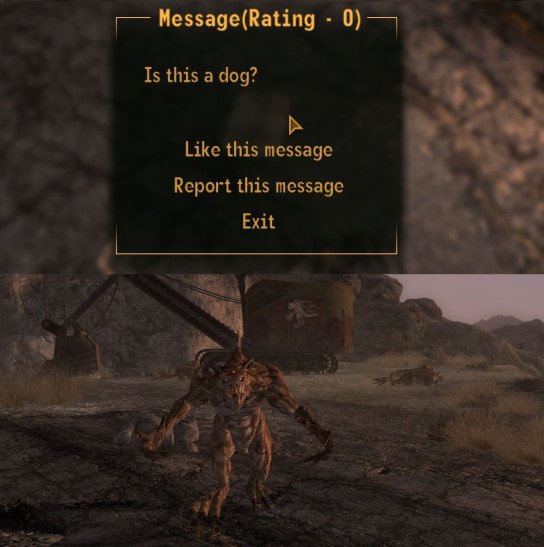 В Fallout: New Vegas теперь можно оставлять сообщения другим игрокам в стиле Dark Souls
