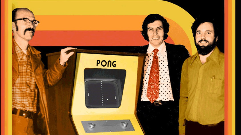 Разработчики Pong: Тед Дабни (слева), Нолан Бушнелл, Аллан Алкорн