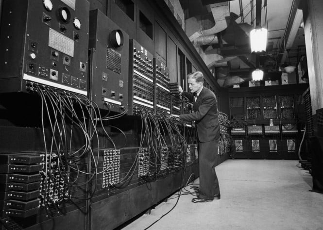 До наших дней сохранилось не так и много фотографий ENIAC