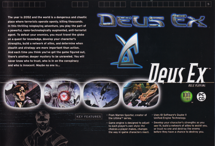 Реклама Deus Ex на движке второго Quake.&amp;nbsp;