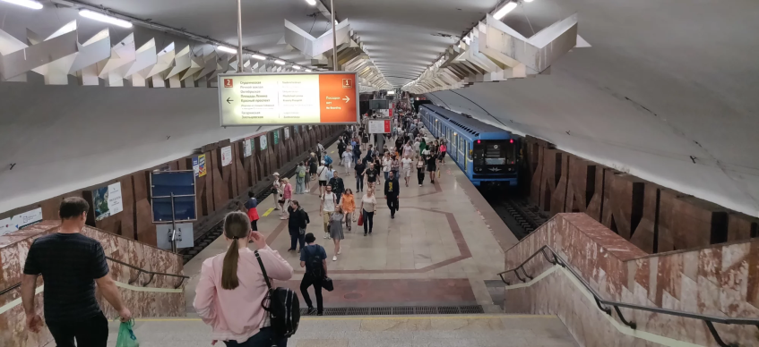Этим летом, к слову, побывал в метро Новосибирска