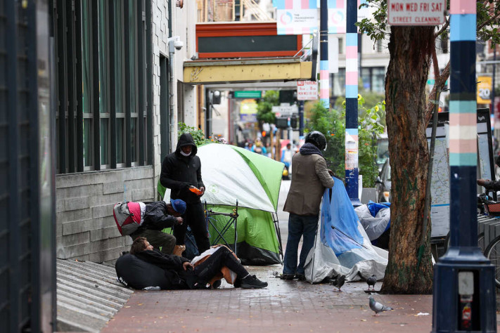 Район, где лучше не жить, называется Тендерлойн – он печально известен количеством бездомных.