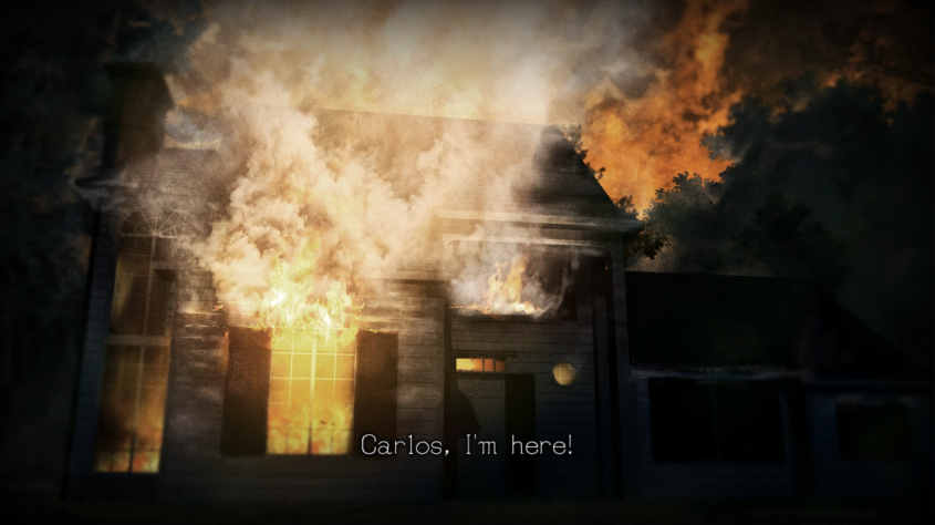 Пожар в доме Карлоса