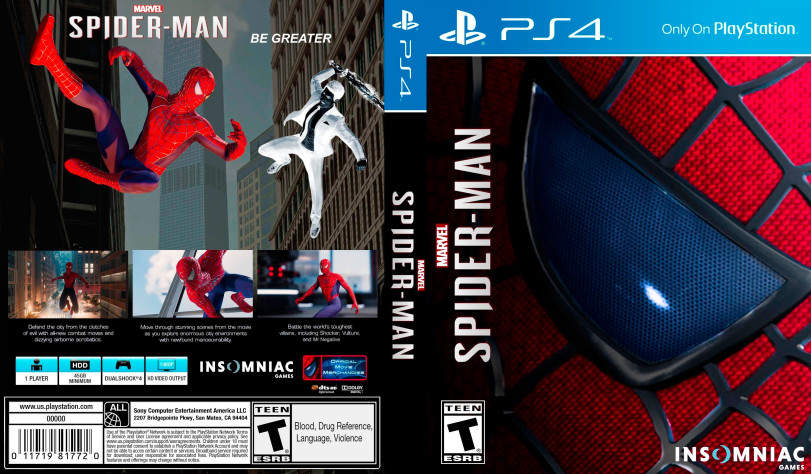 Красивое воссоздание обложки Spiderman The Movie c&amp;nbsp;Помощью фоторежима некст-ген Паука.