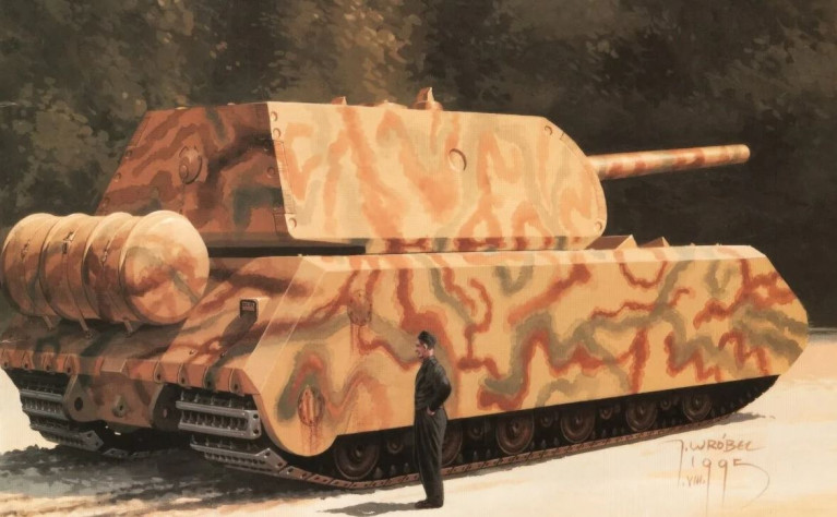 У немцев был танк с ироничным названием «Мышь», который был в высоту почти 4 метра и весил 189 тонн. Всего таких машин было выпущено две штуки.
