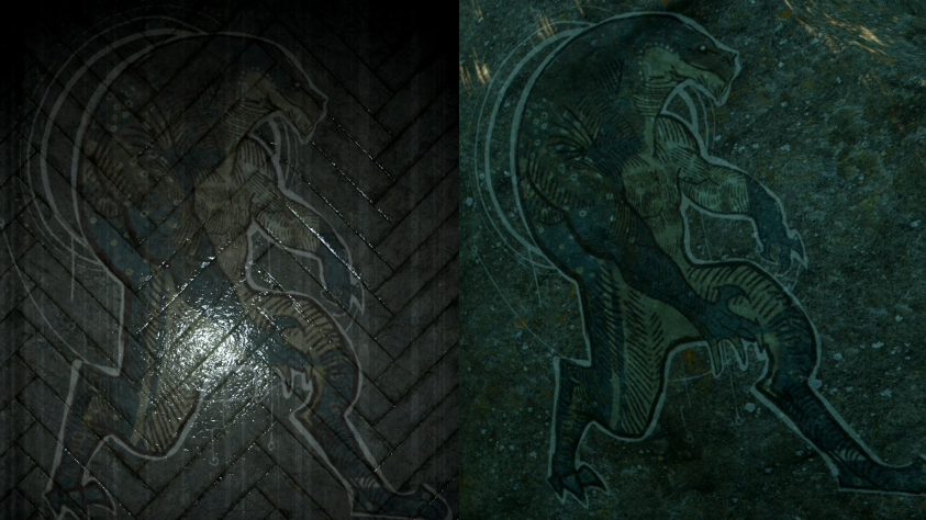 А ещё в «лоре» Dragon Age есть загадочные чешуйчатые! Никто не знает, почему эти существа изображены в древнем эльфийском храме и какое отношение они имеют к самим эльфам.