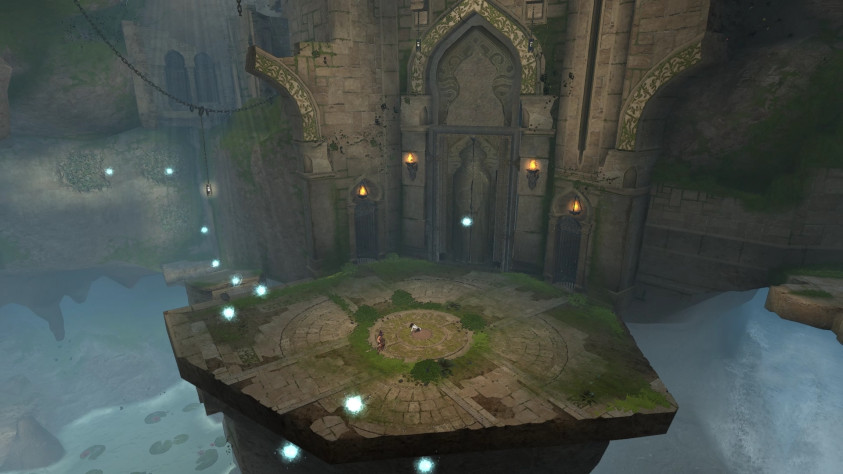 После очищения локации, игроку на первых этапах игры нужно было собирать семена света