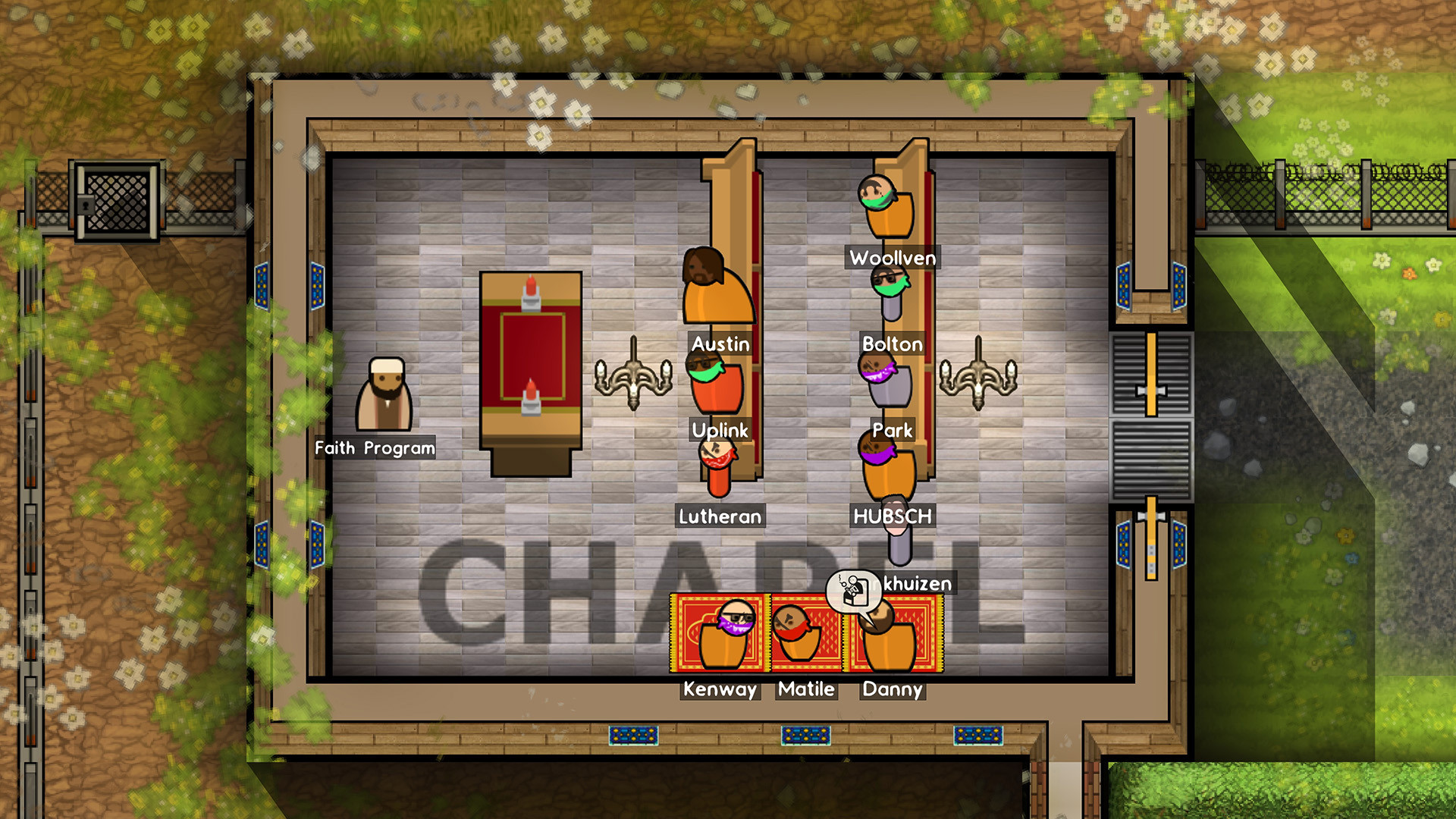 Dlc prison. Prison Architect. Prison Architect 2. Prison Architect gangs. Двор Prison Architect.