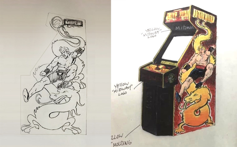 Скетчи дизайна автоматов MK от Джона Тобиаса.