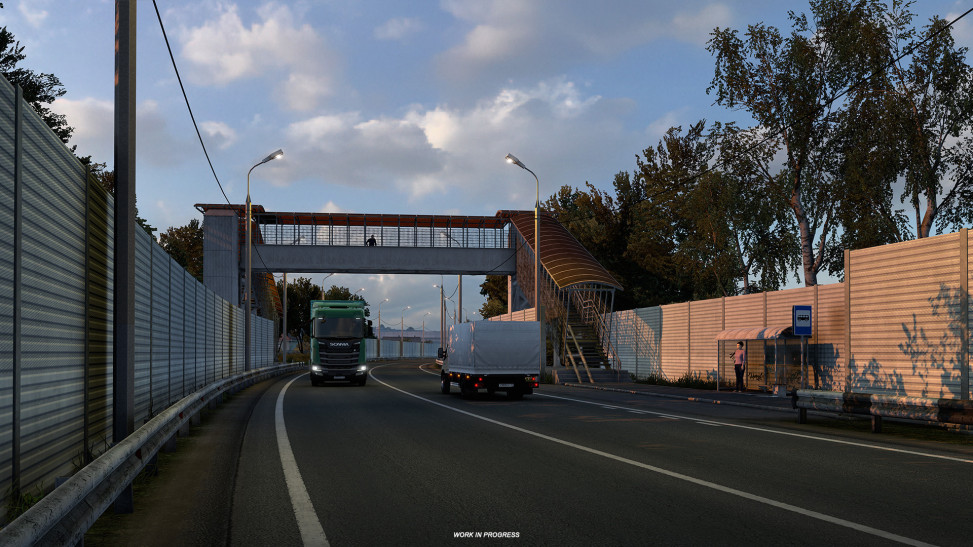 Разработчики Euro Truck Simulator 2 развенчают миф о плохих российских дорогах в DLC Heart of Russia