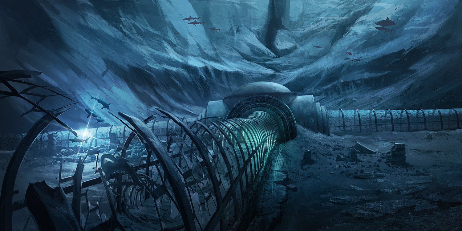 Подводная база фантастика