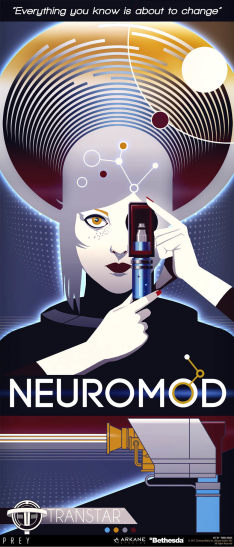 Бывший уличный художник Патрик О. нарисовал рекламный плакат нейромодов, на&nbsp;котором изображена актриса Дейзи Принс.