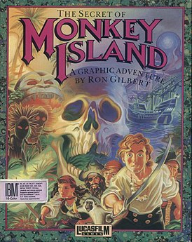 The Secret of Monkey Island, великолепный квест о приключениях пирата Гайбраша Трипвуда, созданный совместно с другой легендой Роном Гилбертом