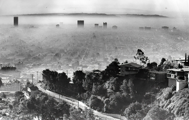 Лос-Анджелес страдал от смога