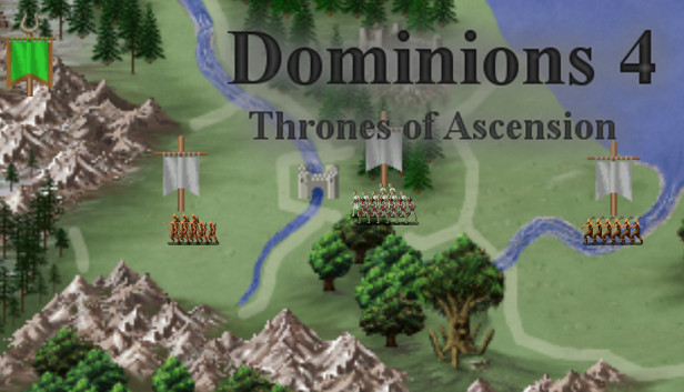 Dominions 4: Thrones of Ascension. Вам необходимо в роли божества увеличивать свое влияние и количество верующих, при этом защищаться от конкурентов.&amp;nbsp;https://store.steampowered.com/app/259060/Dominions_4_Thrones_of_Ascension/