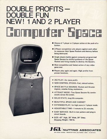 Тот самый аркадный автомат с&amp;nbsp;«Computer Space»
