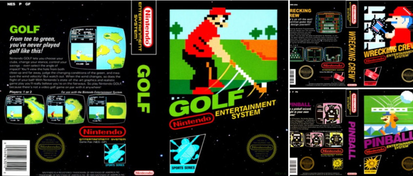Обложки стартовых игр NES, в которых главный герой &quot;подозрительно&quot; напоминает очень известного персонажа.&amp;nbsp;