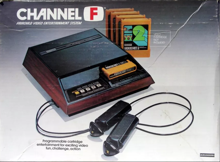 Первая в&nbsp;мире домашняя игровая приставка второго поколения «Fairchild Chanell F».