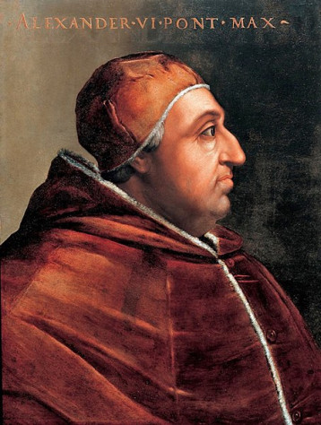 Папа Александр VI (Родриго Борджиа).