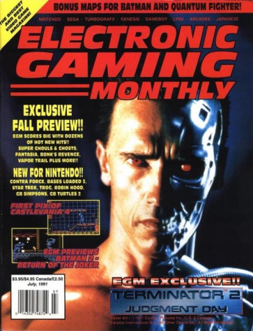 Electronic Gaming Monthly, июль 1991 года