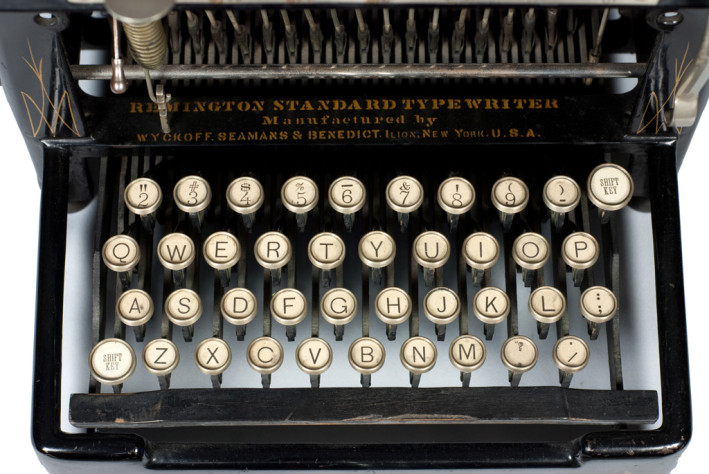 Клавиатура печатной машинки Remington №2 (1978)