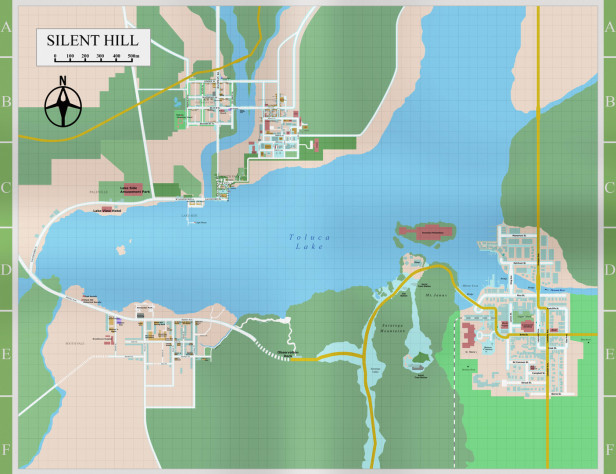 Общая карта города, составленная на основе номерных частей серии.