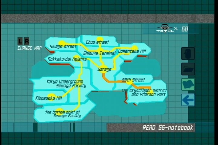 Полуоткрытая карта города