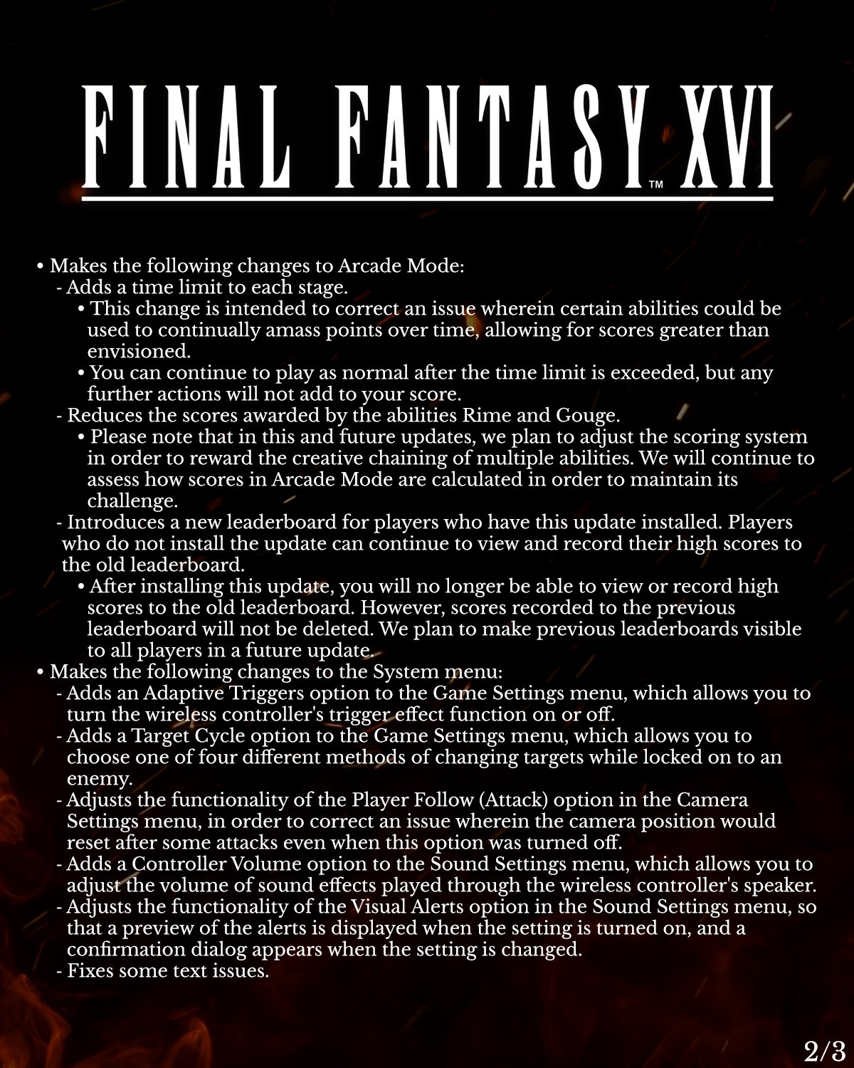 Final Fantasy XVI получила контентный апдейт. В разработке — два DLC |  StopGame