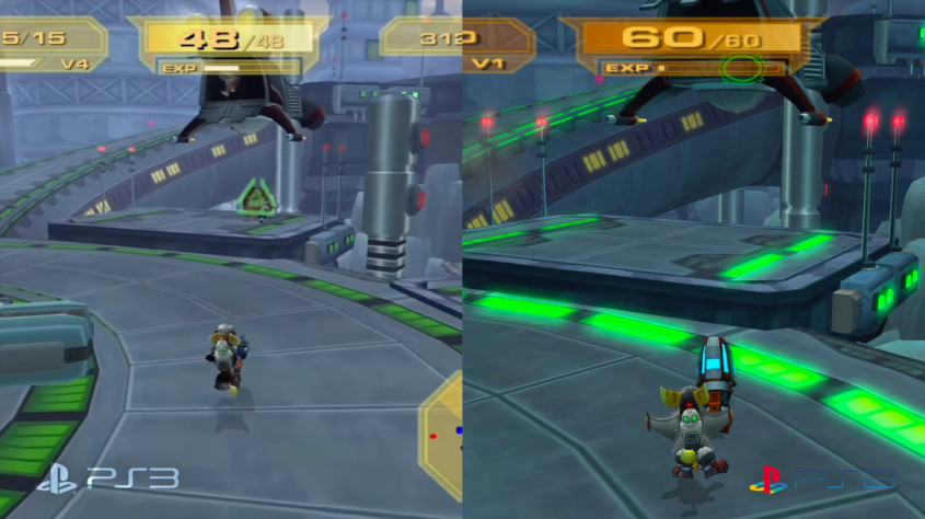 Просто пара наглядных примеров того, чем именно оригинальный релиз на PS2 лучше. Здесь есть эффекты свечения...