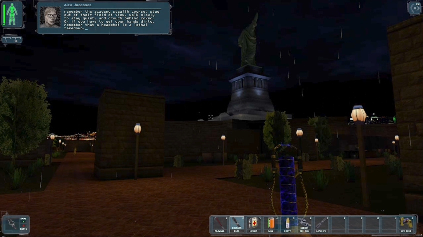 Нью-Йорк и Статуя Свободы (без головы)