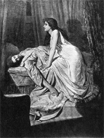 Филипп Бёрн-Джонс «Вампир» (1897 г.)