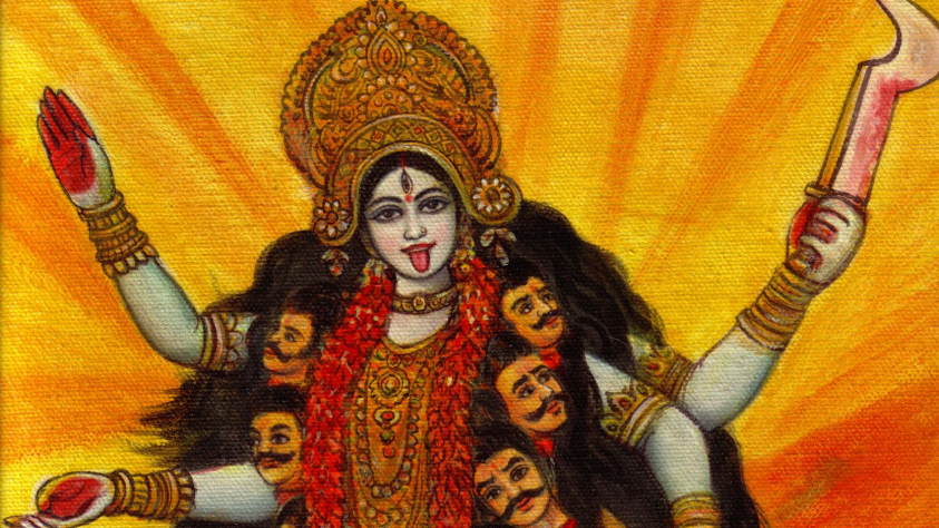 Кали — индийское божество, которое часто ассоциируют с вампиризмом.