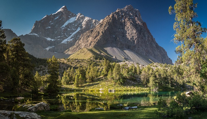 Пример гор Таджикистана