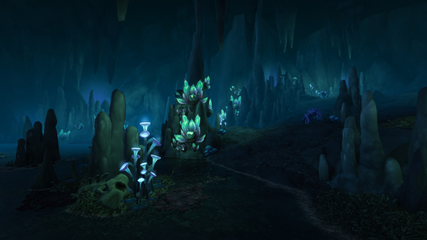 Кадры из новой зоны «Пещера Заралек».
