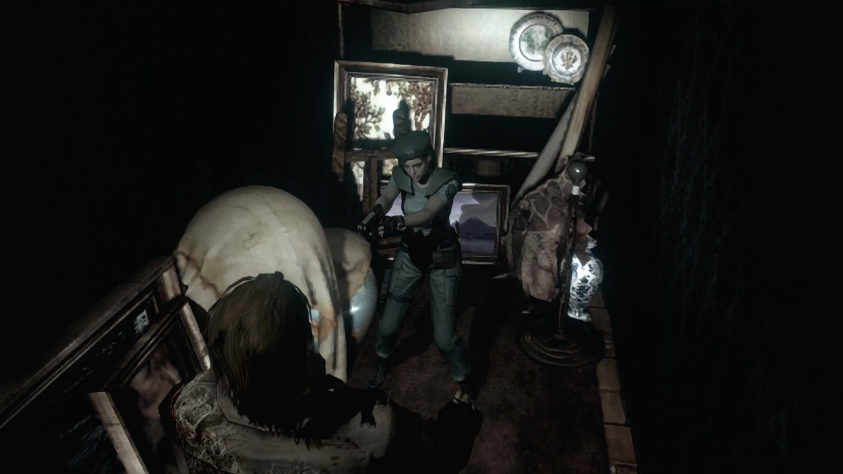 Камера в Resident Evil 1 (да это ремейк, но суть та же)