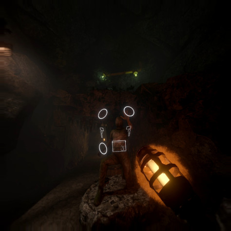 В подземелье можно найти памятники, отображающие механики виртуальной реальности