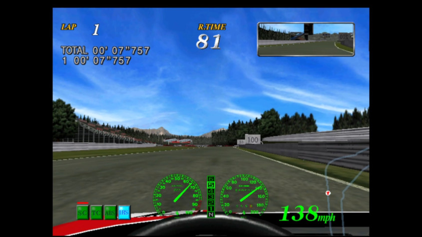 Кадр из версии F355 Challenge для Sega Dreamcast, 2000 год