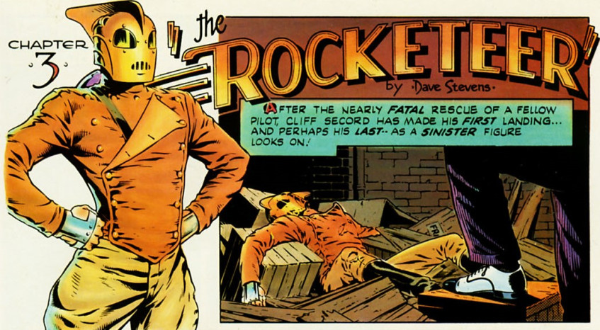 Дизайн главного героя The Rocketeer