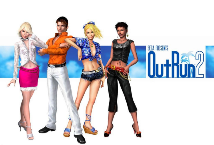 Официальный арт главных героев OutRun 2