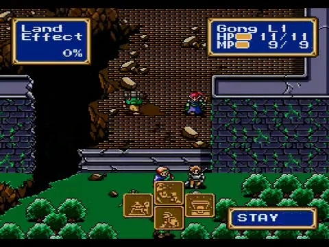 Кадр из Shining Force: The Legacy of Great Intention, Sega Mega Drive, 1992