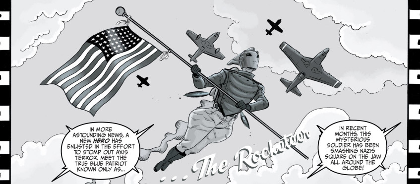 Кадр из The Rocketeer at War #2, 2016