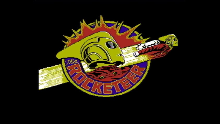 Кадр из игры The Rocketeer, версия для NES