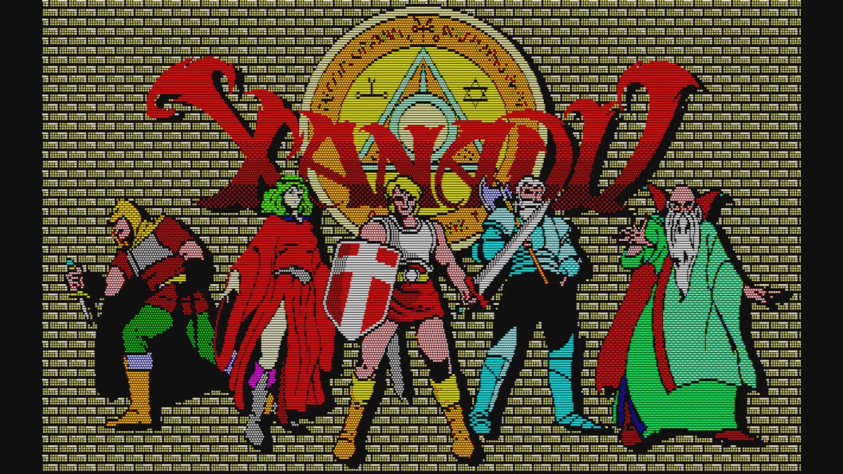 Титульный экран Dragon Slayer II: Xanadu для NEC PC-88, 1985