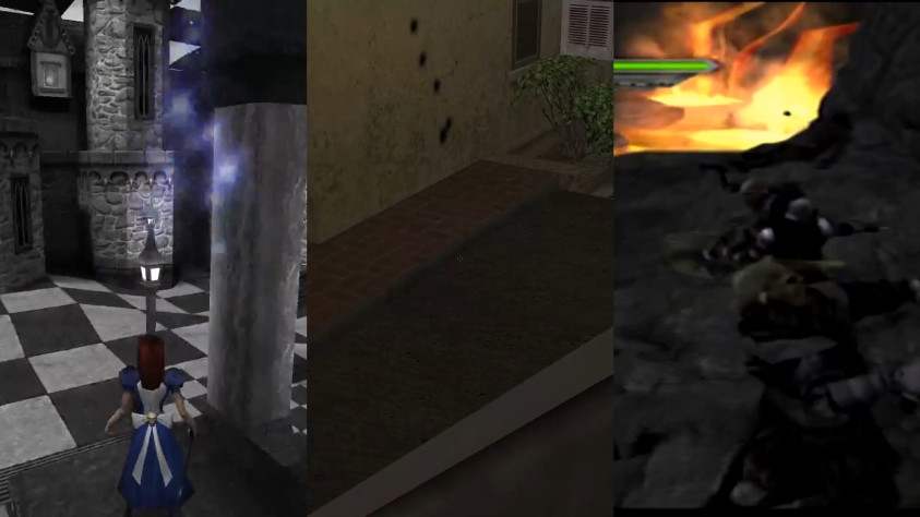Вот они, 3 шанса от EA для Counter-Strike слева направо: отмена порта American McGee&#039;s Alice для PS2, уход Майкла Бута (извините, мне было лень вставлять его фото сюда, поэтому рандомная стена из Counter-Strike: Condition Zero :3), отмена порта The Lord Of The Rings: The Two Towers для ПК.